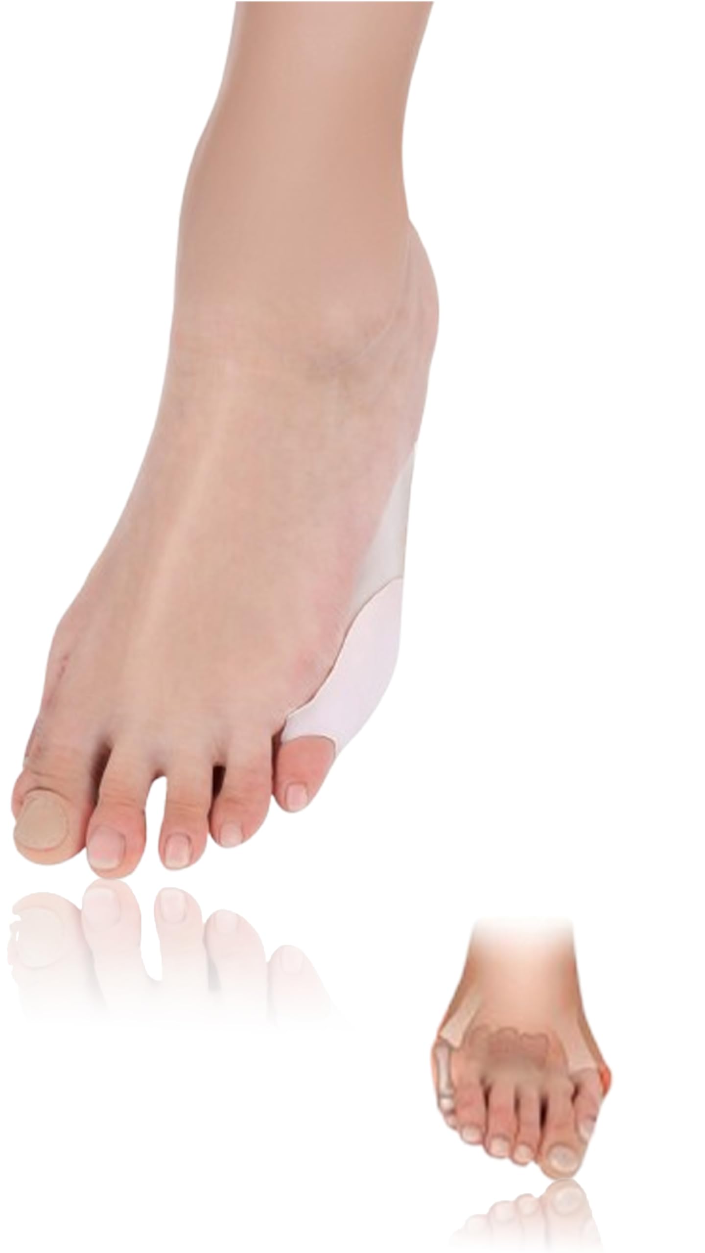 Sweet seven 4-Pack Bunion Foot Pain Relief Pads - Soft Silicone Gel Toe Pads for Women and Men - Corrector and Protectors for Tailors, Calluses, Blisters, Corns