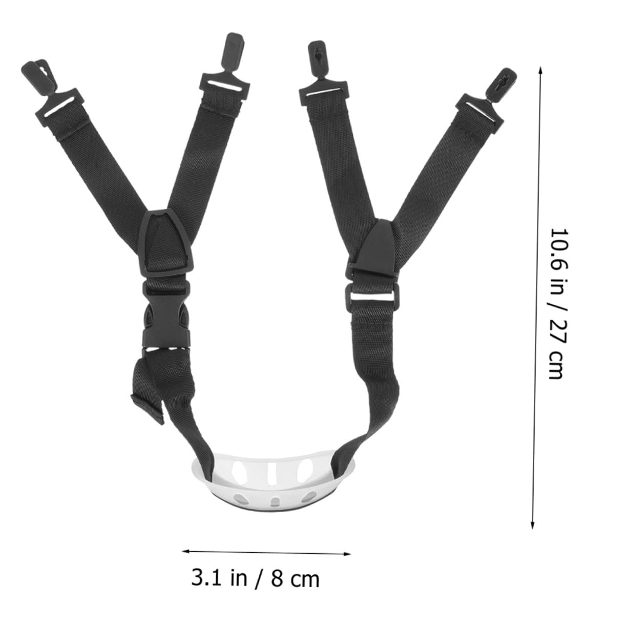 HANABASS 5sets Helmet Adjustable Strap Chin Guard for Softball/football Safety Chain Belt Durable Accessory 2pcs*5