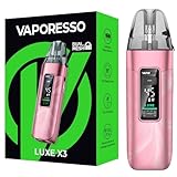 Compatible avec les pods Luxe X et les résistances GTX : le kit de pods LUXE X3 est compatible avec les pods Vaporesso LUXE X Corex 2, les pods vides LUXE XR et les résistances GTX. Le LUXE X3 offre une grande polyvalence pour une large gamme de styles et de saveurs de vapotage.