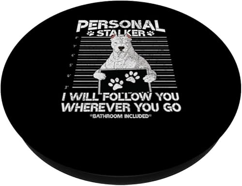 Miniatura 2 de Dogo Argentino mug shot guilty dog PopSockets Standard PopGrip