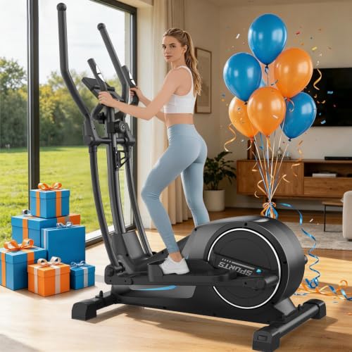 Cowmew Crosstrainer 16-Stufen Widerstand,8kg Schwungrad,Bis 150kg