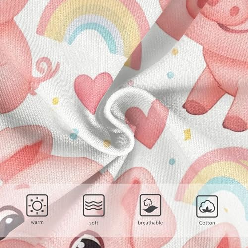 Cotton Toddler Underwear Floral Cute Cartoon Pink Rainbow Panties for Girl Funny Underpants Briefs 2t3