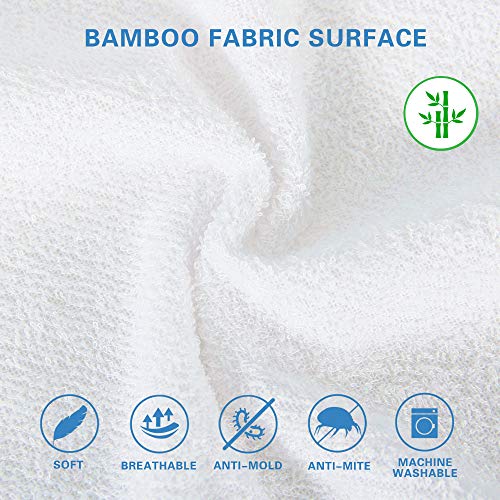 Miniatura 4 de Bedecor Protector Colchón 150x200 Impermeable, Funda Colchon De Bambú No Ruidoso Y No Da Calor, Cubre Colchón Cama 150 Transpirable Y Anti-Acaros Oeko-Tex