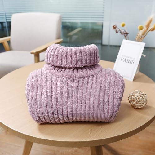 Image of Baby Boys Turtleneck Knit Sweaters Toddler Girls High Collar Pullover Sweater Size 1-8T