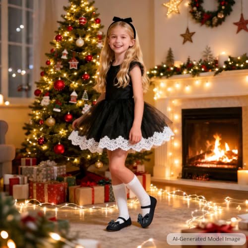 Image of Felix & Flora Toddler Flower Girl Dress Shoes Girl Ballet Flats Party School Shoes Wedding