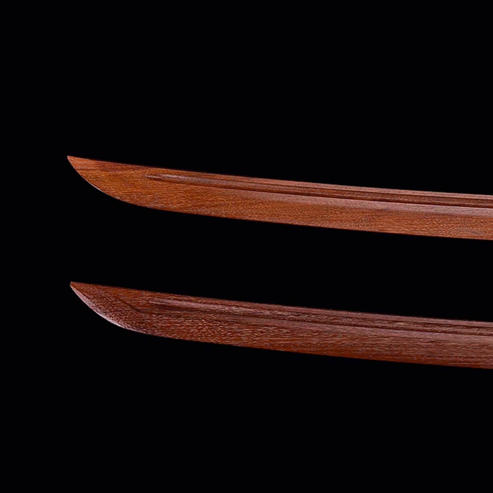 Katana in Legno,Lama in Palissandro Naturale,Bokken Fatto a Mano,Fodero in Legno massello con Vernice Spray,Spada Samurai da 103 cm per Cosplay,Iaido,Kendo,Regali