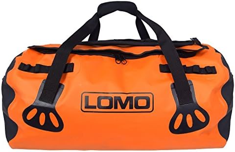 Lomo Blaze 60L Expedition Holdall Duffel Rucksack Bag with Zip Orange