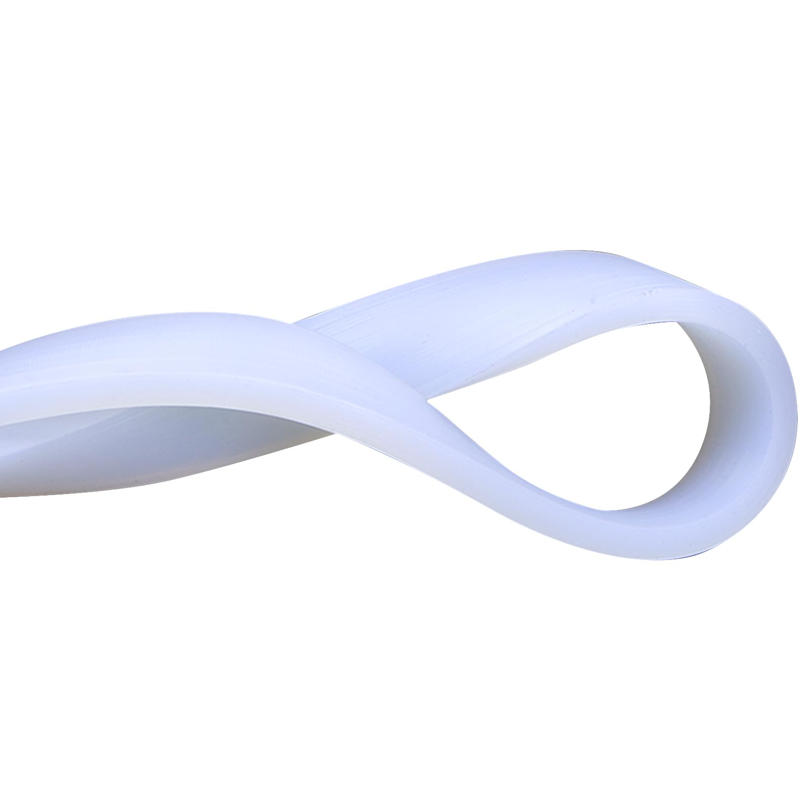 Fdefirtfg One Color Solid Silicone Square Rods, Silicone Solid Square Bar 1M White 19Mm Thick 19-20Mm Wide(Width:19mm)