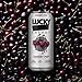 Lucky Energy Sugar Free Energy Drinks, Cherry Pop, 16oz Cans (12-Pack) Healthy, Zero Sugar Energy Drink with Maca, Ginseng, Beta-Alanine, Taurine & 200mg Caffeine