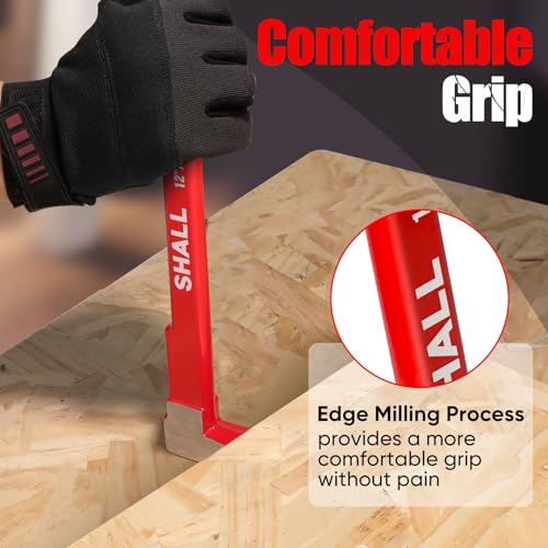 SHALL 3-Piece Nail Puller Tool Set, 12’’, 10’’, 8’’ - Heavy Duty & Mini Cats Paw Pry Bar, Utility Claw Bar, Wonder Bar, 40Cr Alloy Steel Crowbar Tool for Home Remolding & Woodworking - Image 6