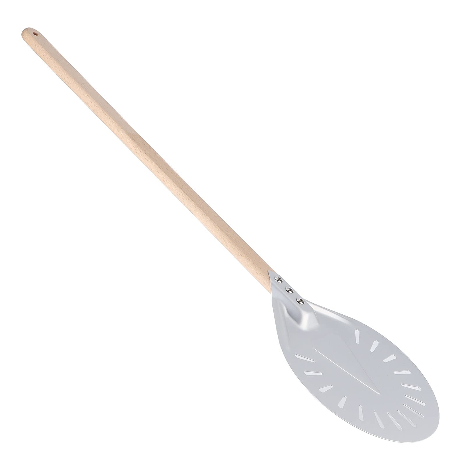 Cryfokt Obieraczka do Pizzy 60 Cm ze zdejmowaną rączką, Obieraczka do Pizzy do Pieczenia, Narzędzie do łatwego Przenoszenia ze Stanowiska Pracy do Piekarnika, Łopatka ze Stopu Aluminium (9-calowa