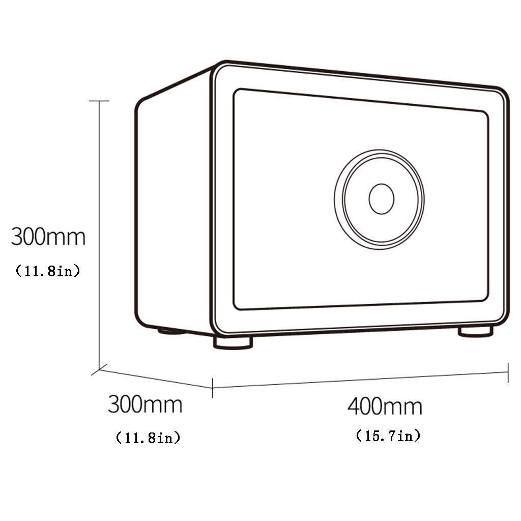 Coffre-fort à empreintes digitales – 30 cm – Coffre-fort mural invisible pour la maison et le bureau – Armoire sécurisée avec déverrouillage d'empreintes digitales pour chambre à coucher et objets de