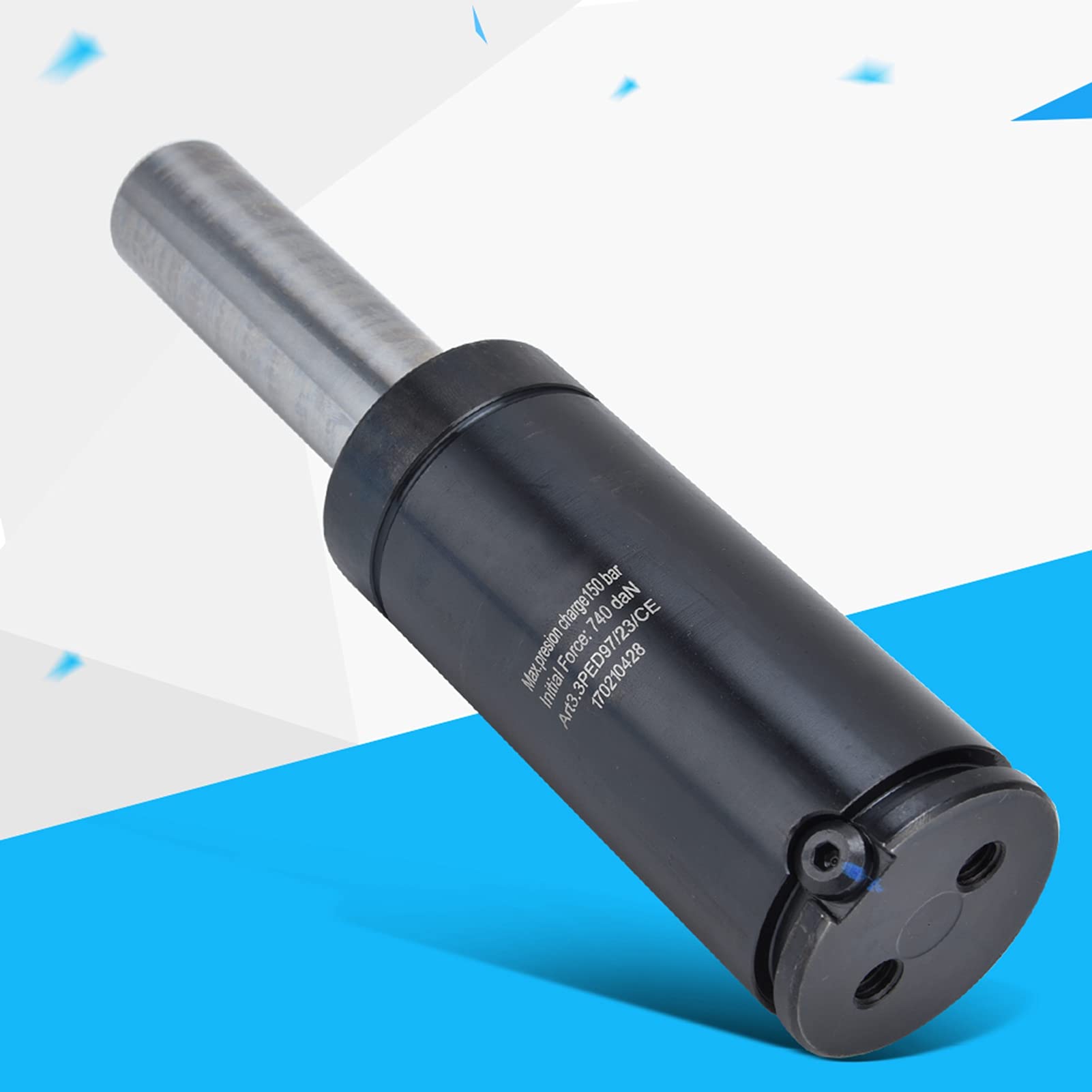Cilindro della molla di gas dell'azoto mini, molla compressa del gas per la stampigliatura, serie 750 con pressione iniziale 7400N e colpo lungo, Molla di gas dell'azoto della lega con C - forma e U -