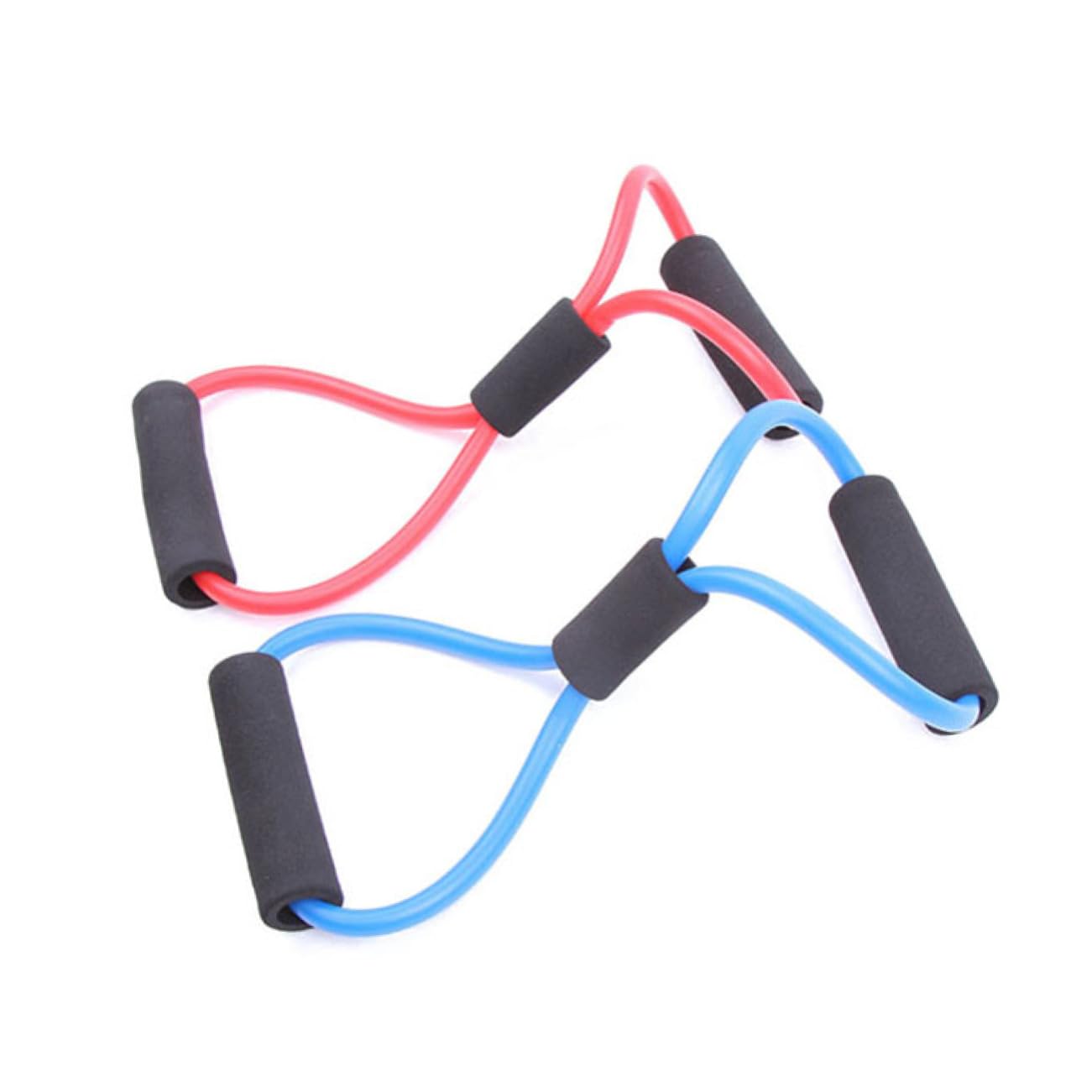 2 Piezas Resorte Expansor De Pecho Bandas Elasticas Fitness De Resistencia Dilatador De Pecho Tubos De Entrenamiento Figura 8 CNA Aptitud Física Tirar De La Cuerda Deportes