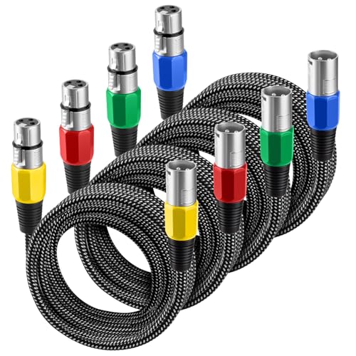 Câble microphone XLR en cuivre pur et nylon tressé robuste pour une clarté sonore pure