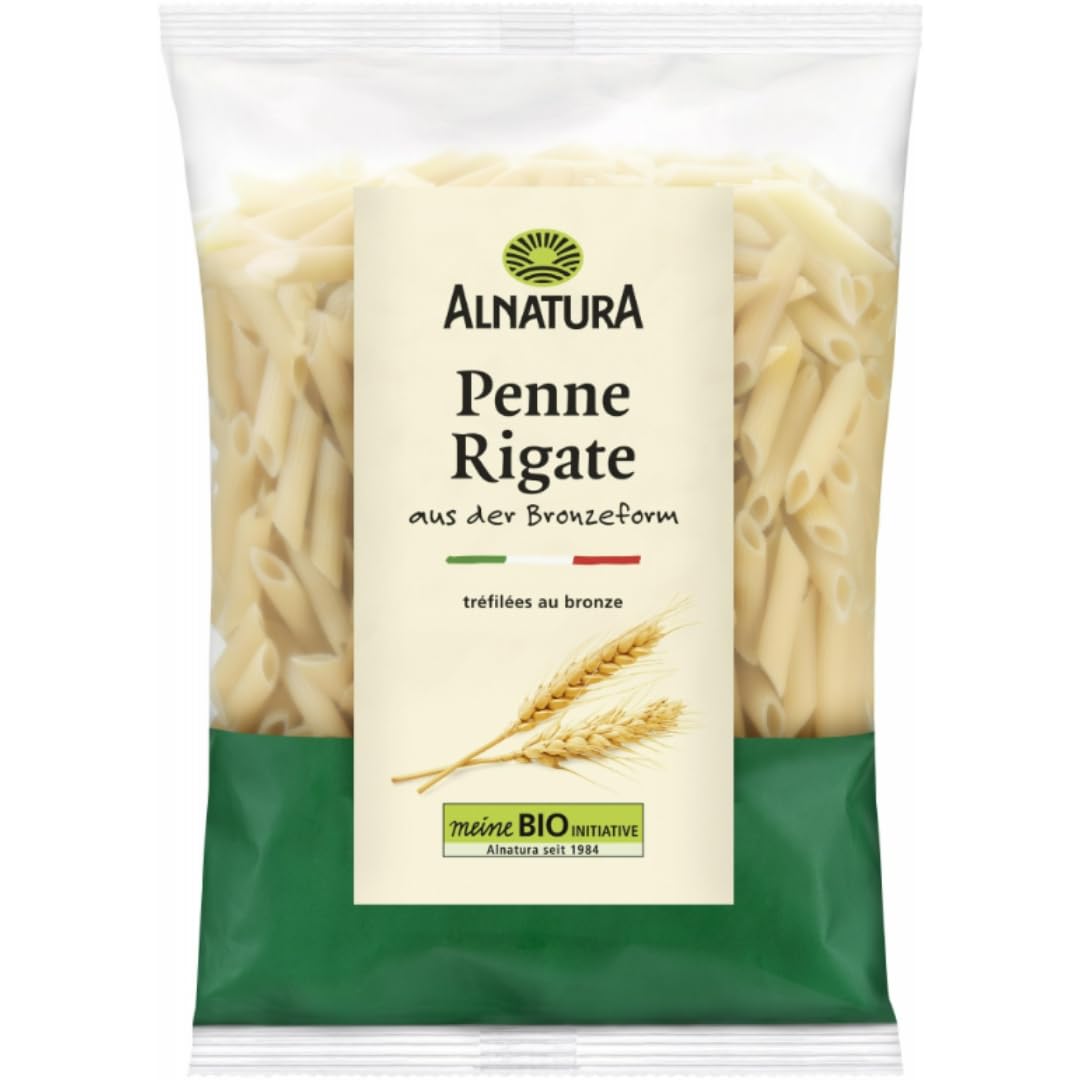 Mit Pufai Grocery, Alnatura Penne Rigate Nudeln pasta nudeln 500 gramm x 12 Stück + 500 Gramm Dinkel Locken