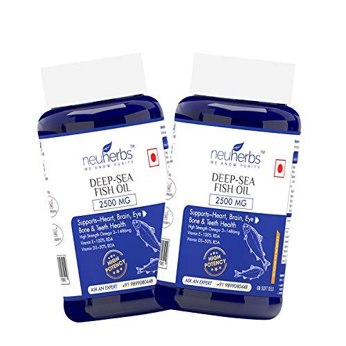 Neuherbs Deep Sea Omega3 Fish Oil Triple Strength 2500 Mg (Omega 3