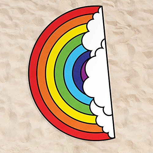 Giggle Beaver Super-Dimensioni Arcobaleno Telo da