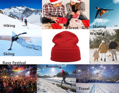 Gorro Beanie de Color Sólido para Invierno Unisex miniatura 6