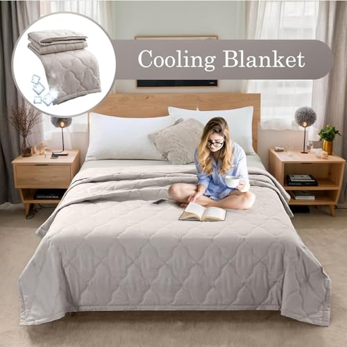 Couverture rafraîchissante anti-transpiration | Couette légère et douce double face