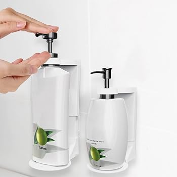 シルバーボトルホルダー Amazon｜お風呂ラック 吊り下げ ボトルホルダーフック 8点セット