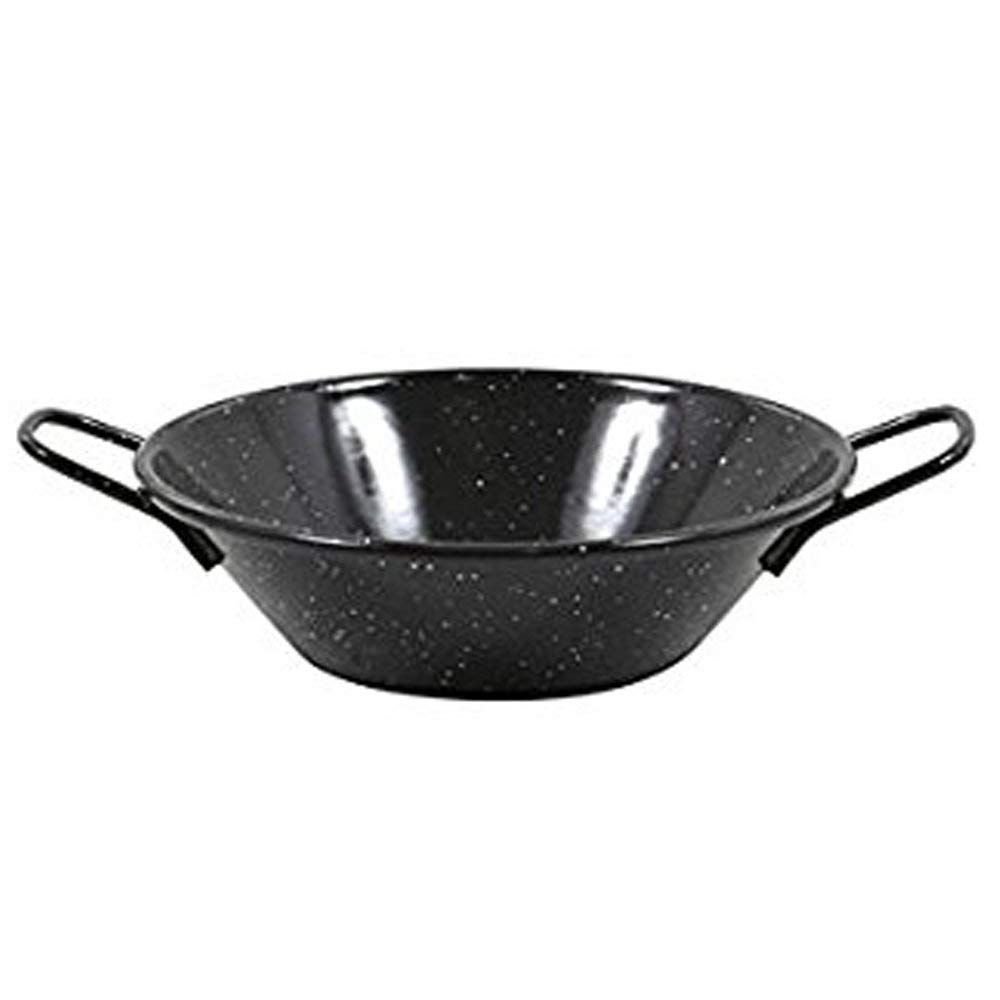Menax - Mini Padella per Paella - Acciaio Vetrificato Antiaderente - Diametro 16 cm - Set di 6 pezzi