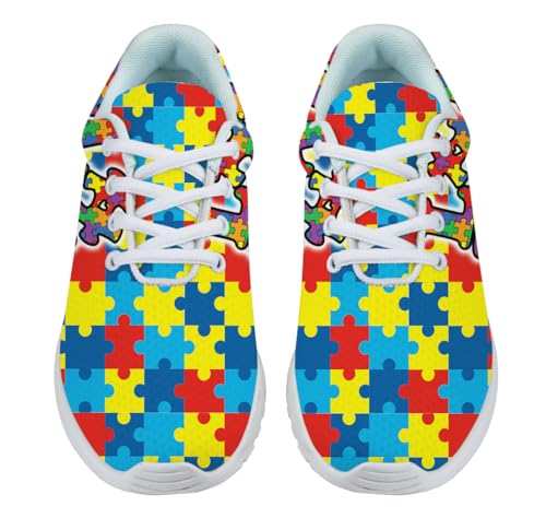 Autism Shoes for Women Men Trail Running Casual Fashion Sneakers Slip-on Tennis Shoes