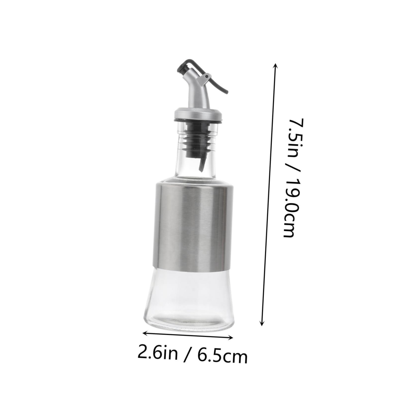 bouteille à huile, récipients d'assaisonnement rechargeables avec bec verseur 2 pièces