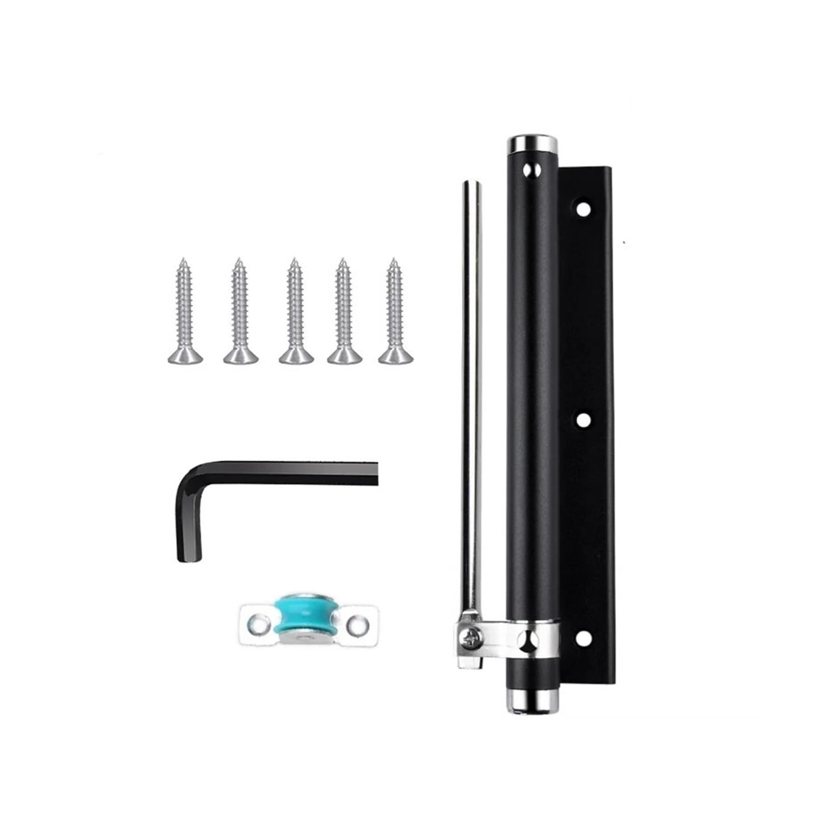 Alloy Automatic Spring Closer,Compatible for KAK,Adjustable Door Closer Aluminum Soft Close Fire-Proof Heavy Duty Hardware