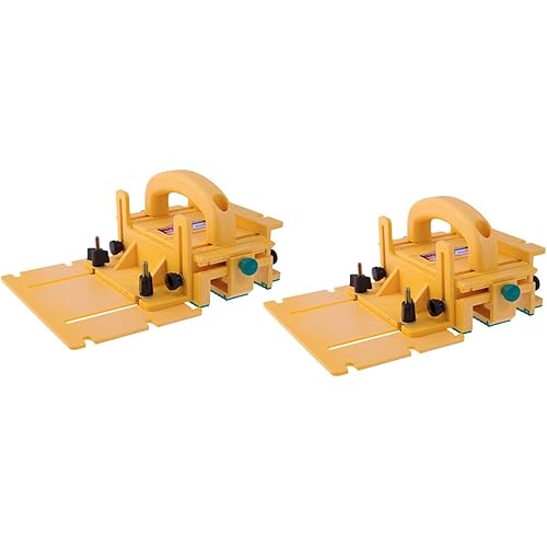 MICROJIG GRR-RIPPER GR-200 Advanced Adjustable Table Saw Pushblock, 2-Pack, Yellow