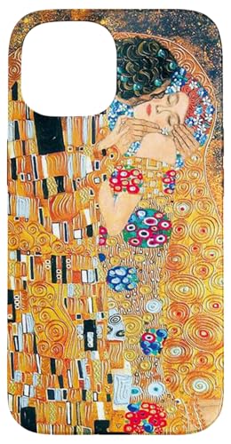 Dipinto Del Bacio Klimt Fine Art History Cover Telefono Custodia per iPhone 15