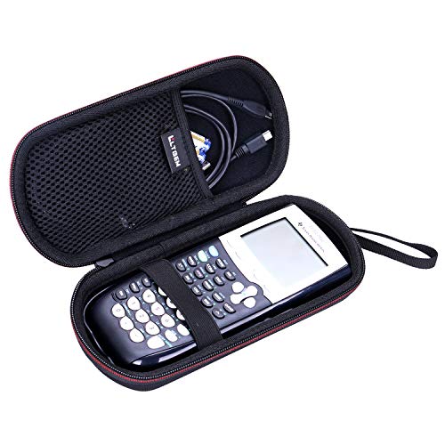 LTGEM EVA Hard Case for Texas Instruments TI-84, 89/83 / Plus/CE Graphics Calculator - Black