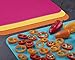 Dexas Heavy Duty Cutting Board Grippmat, Flexible Cutting Boards for Kitchen, Set of 4, Non Slip Plastic Board Cutting Mat 11.5 by 14 inches, Bright Blue, Yellow, Orange and Pink Set Kitchen Gadgets