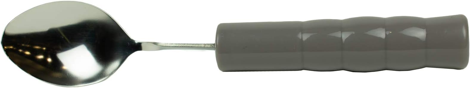 Weighted Tablespoon, 8 oz. Additional Weight, 1" Diameter Handle, Grip Spoon is Comfortable & Easy to Hold Adaptive Utensil, Adaptive Spoon Stabilizes Tremor & Shakes, 4.5" Long Handle