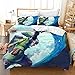 Ste-X Ensemble De Housse De Couette Double 3 Pièces The Legend of Zelda Bedding Housse De Couette pour Filles, Microfibre Ultra Douce Hypoallergénique (220 x 240 cm,Style 01)