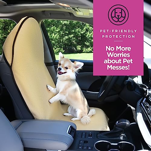 Lebogner Waterproof Sweating Car Seat Cover For Post Gym Workout, Running, Swimming, Beach And Hiking, Universal Fit Anti-Slip Bucket Seat Protector For Cars, Suvs And Trucks, Machine Washable, Grey #TOP6