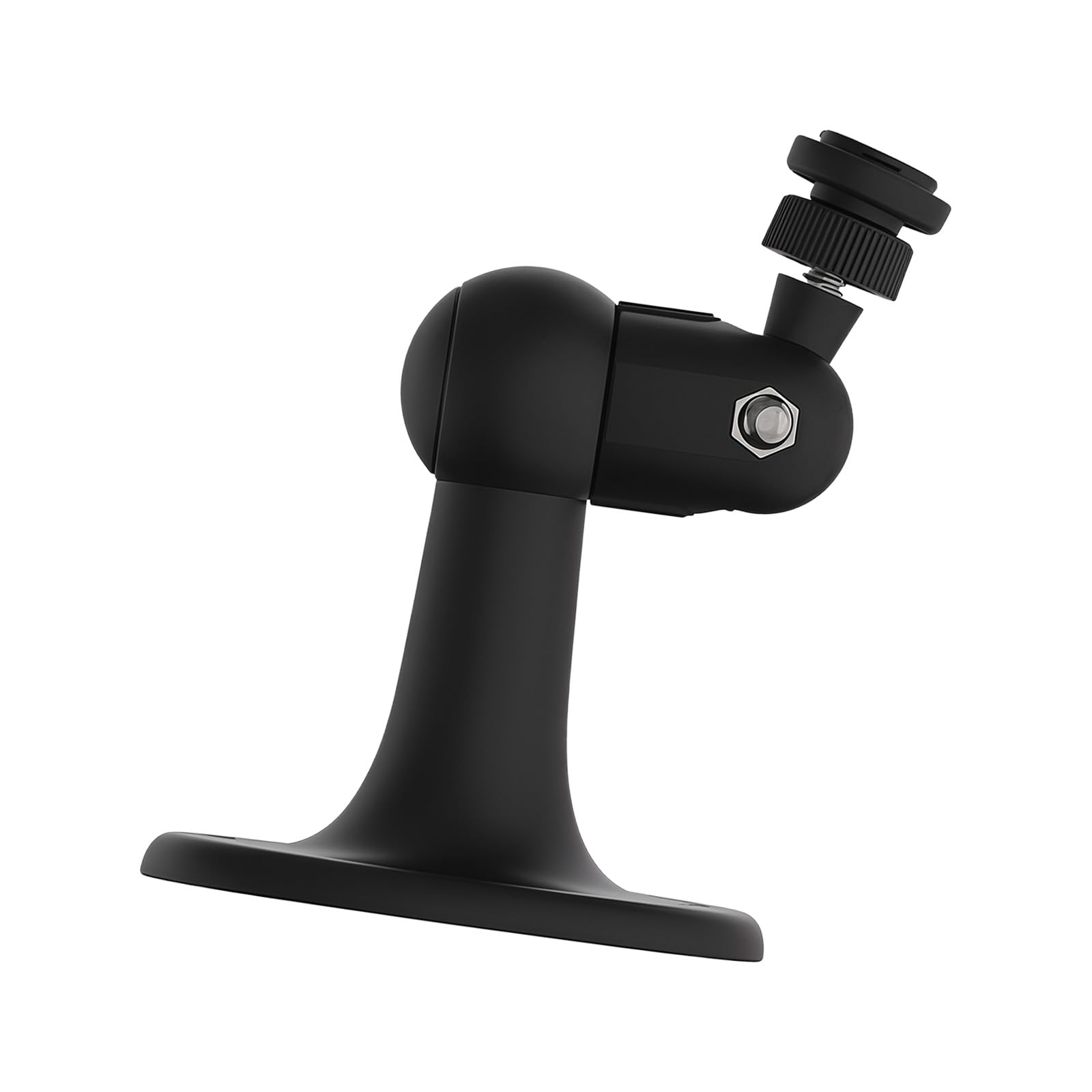 Crffz Black Multi Angles Adjustable Wall Mount Bracket For Camera Sturdy Abs Construction Easy Installation Quick Arrange Monitor Parenthesis