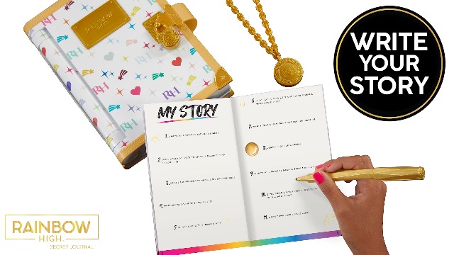 Set De Papelería Rainbow High Secret Locker Con Bloc De Nota | Envío gratis