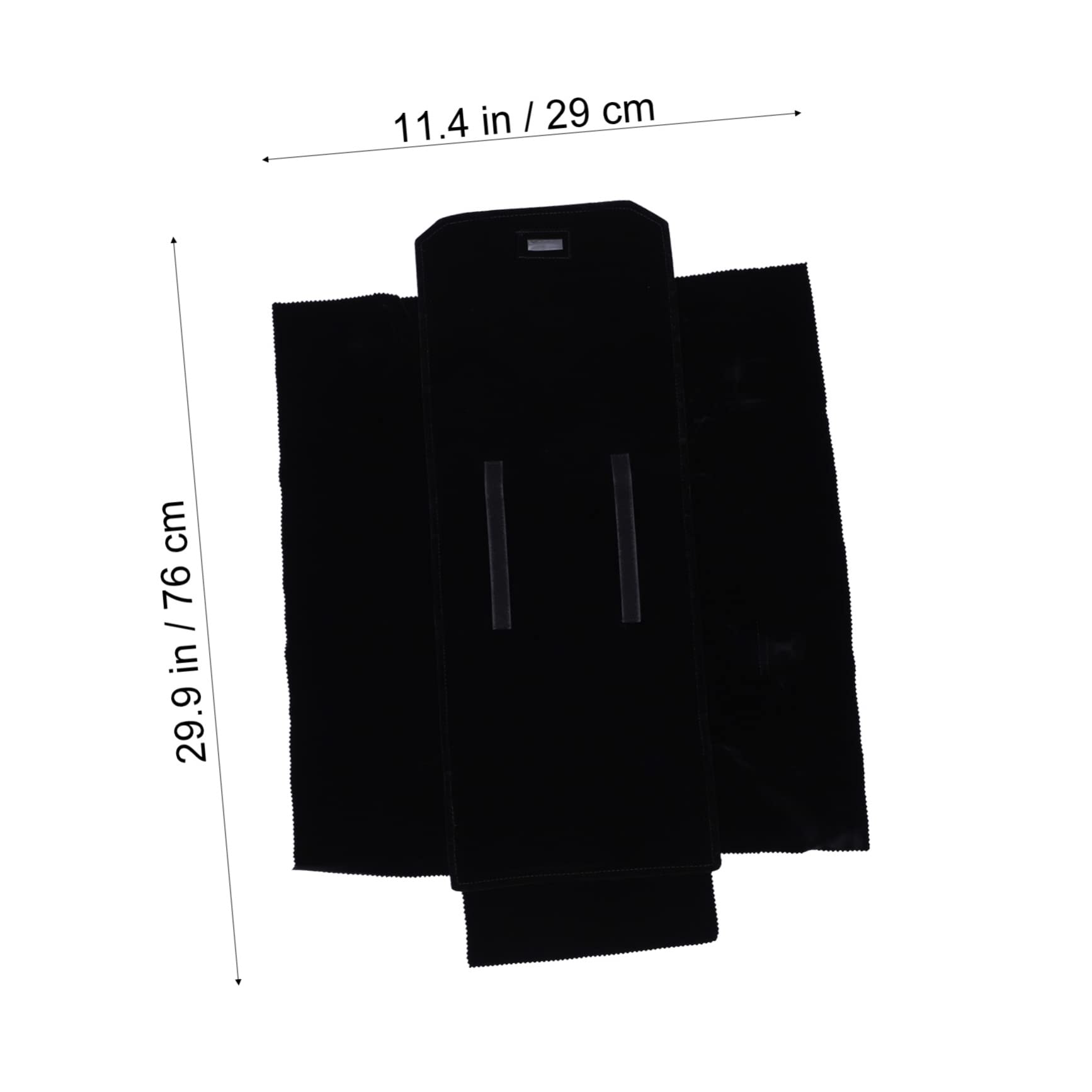 Healeved Jewelry Bag Watch Roll Flannel Storage Bag Multi-purpose Compact for Necklaces Bracelets