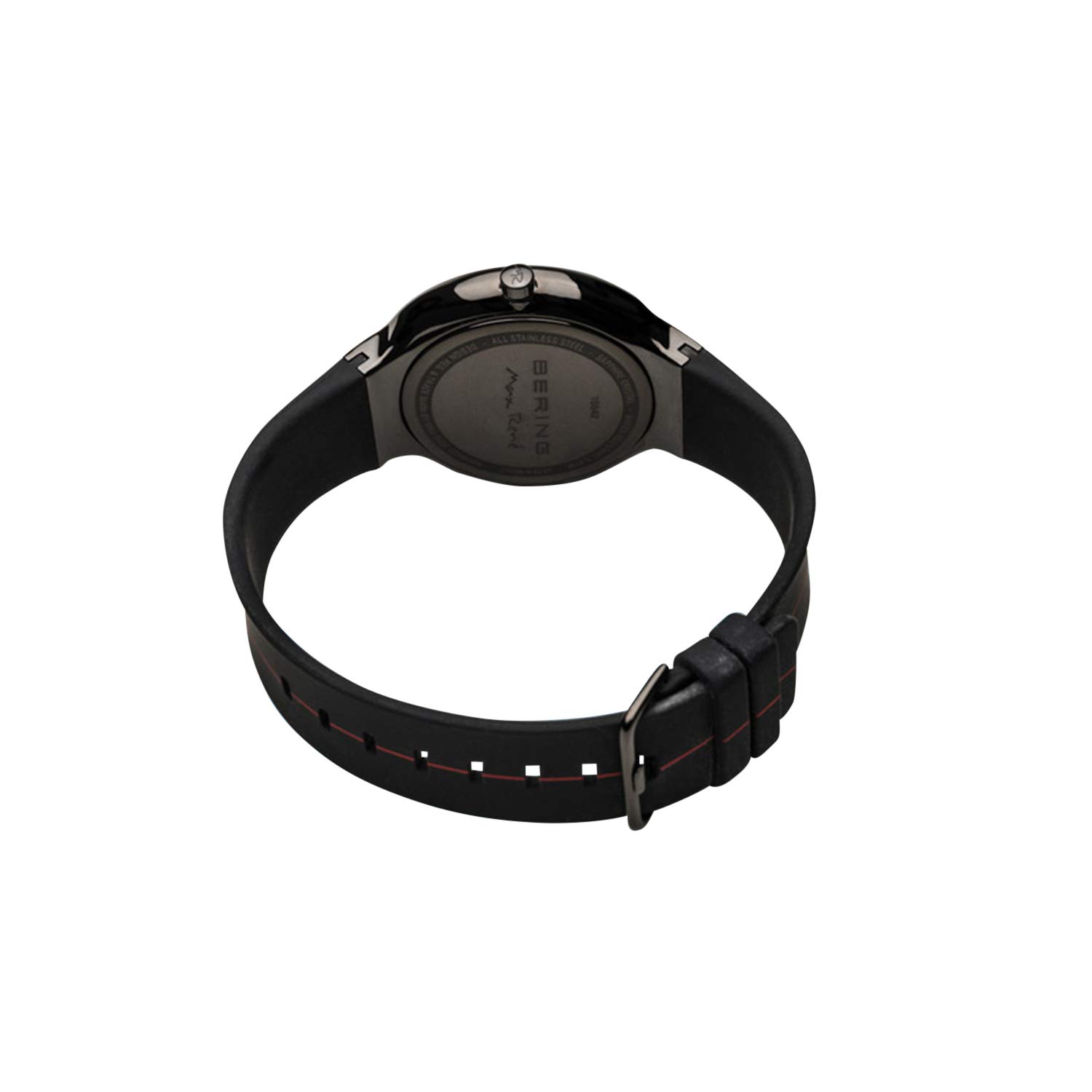 Bering Herren Quarz Uhr | Armbanduhr 42 mm Edelstahlgehäuse und Zifferblatt | Milanaisearmband | Saphierglas | 5 ATM | 15542