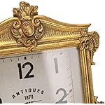 NIKKY HOME Vintage Gold Table Clock