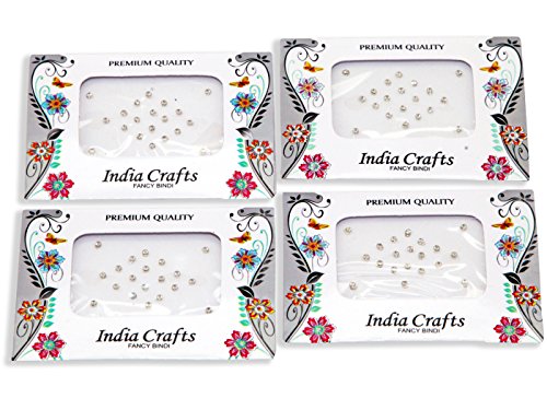 120 Bindi Dots Diamond Crystal Fake Nose Stud/Ear Stud Bindi Stickers Bindi Crystal