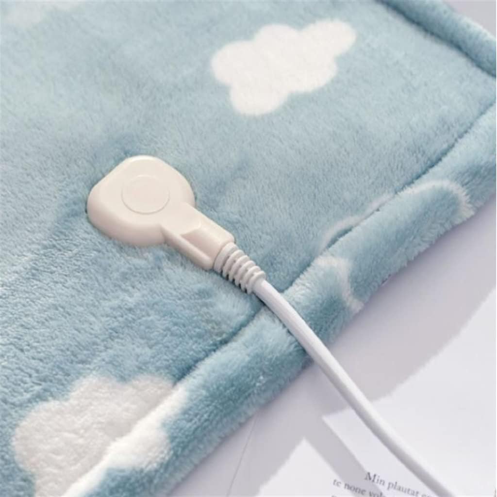 review Heated Throw - Electric Blanket Electric Heating Blanket,Electric Heated Thick Flannel for Full Bed - Electric Twin with 3 Heating Levels & 8 Hours Auto Off Heating for Home Office (80 * 60cm)