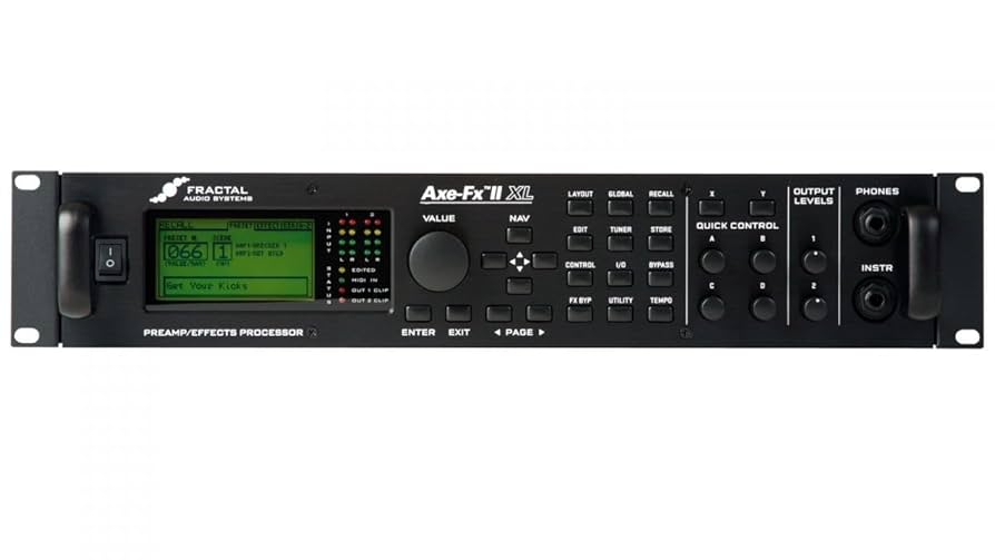 FRACTAL Axe-FxⅡ XL＋ Fractal Audio Axe-Fx II XL+ Pre Amplifier-Black : Amazon.in
