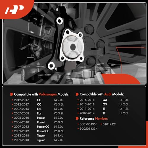 A-Premium Rear Left Suspension Steering Knuckle, Compatible with Audi by A-premium - Used condition - Image 2