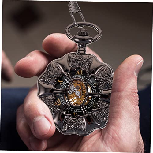 ABOOFAN 4 Pcs Relógio De Bolso Mecânico Colares Masculinos Relógio De Para Homens Relógio De Pulso P