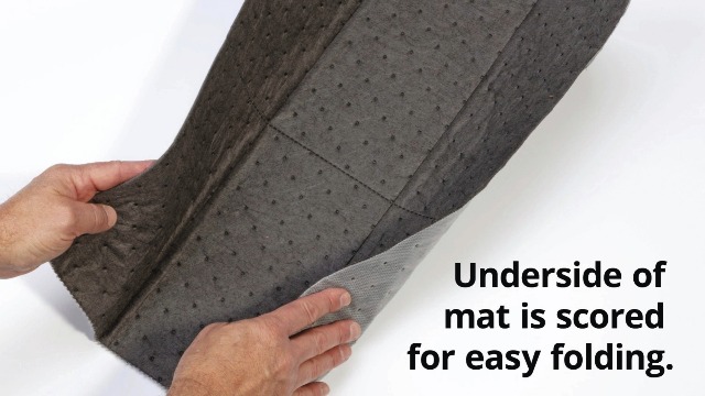 Image of PIG 4 in 1 Absorbent Mat Roll in Dispenser Box - 16 inch x 80' - 9-Gallon Absorbency - MAT284