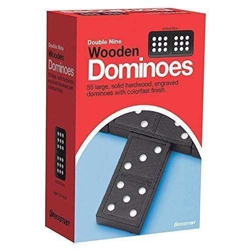 Double Nine Dominoes Pressman Toys Set de 6