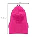 ScivoKaval Makeup Brush Cleaner Glove Mat Mitt Silicone Cosmetic Cleaning Scrubber Tool Face Brushes and Eye Brush Washing Pad Pink (Rose Red)
