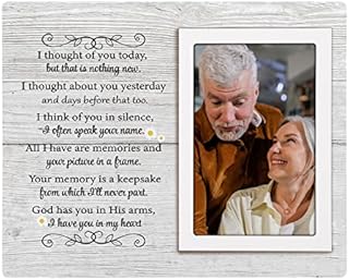 SteadStyle Memorial Gifts Picture Frame - In Loving Memory of Mother, Father, Grandma, Grandpa - Memorial Frames for Loved One - Fathers Day Memorial Picture Frames - Fits 4x6 Inches Photo